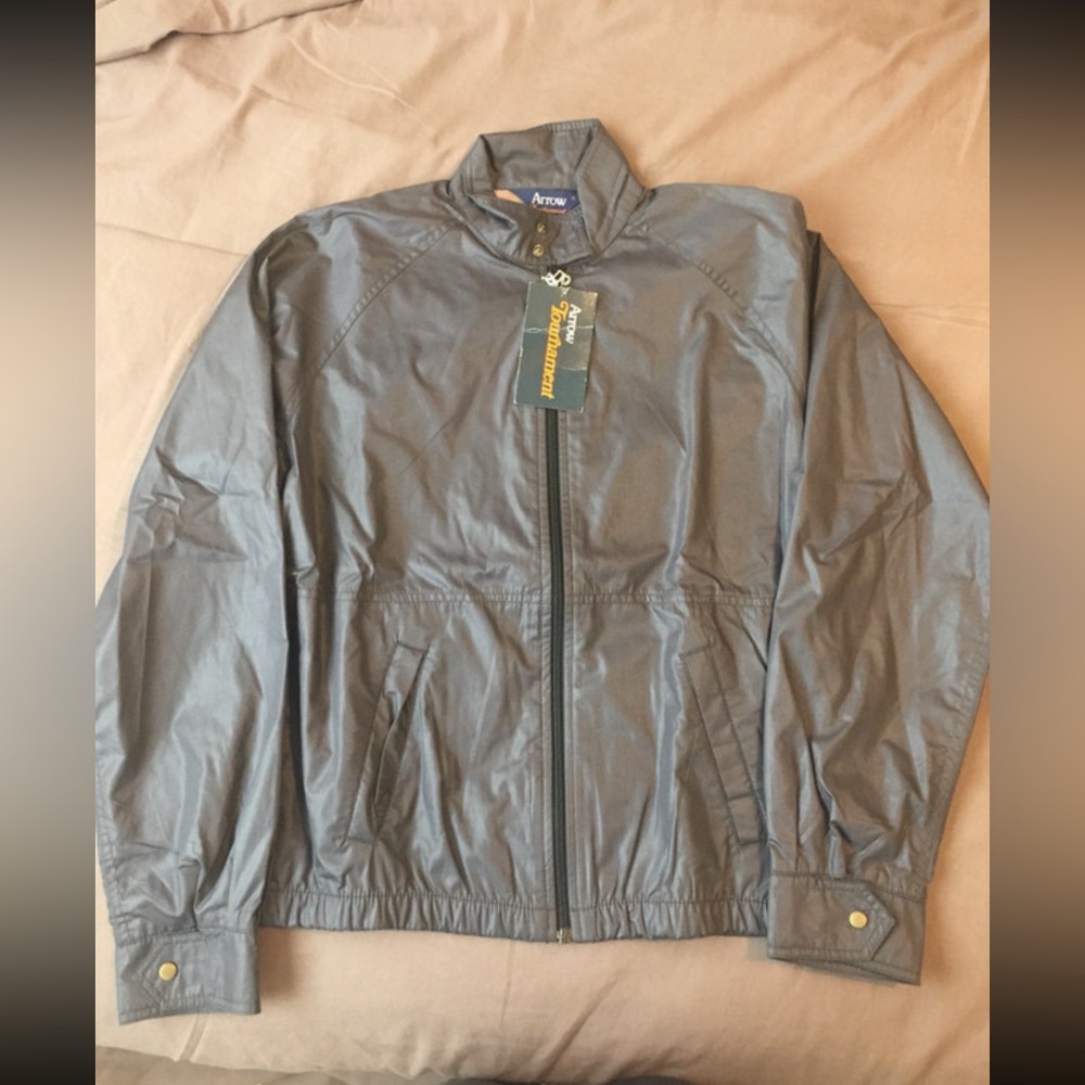 Arrow Men's Gray Windbreaker Jacket
